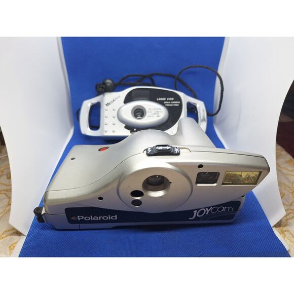 2 Film Cameras- Polaroid JoyCam 500 & Millennium 35mm MegaView- Good Condition - Picture 1 of 10